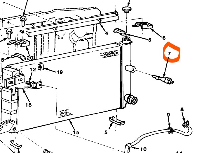 Sensor Kühlmittelstand